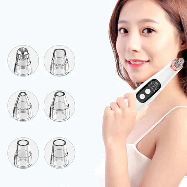 6 In 1 Imported Original Rechargeable Blackhead Remover Suction Machine