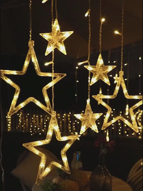 Moon and Star Fairy Lights, Party Lights, Christmas Lights, Curtain Lights, Bedroom Decor, Home Decor, Bedroom Accessories, Lights for rooms