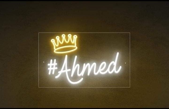 Customize Your Name On Neon Light Frame