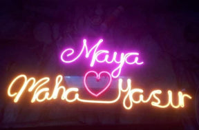 Customize Your Name On Neon Light Frame