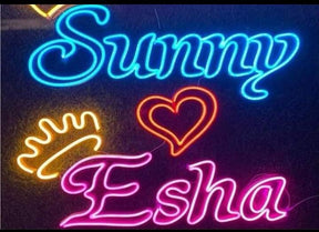 Customize Your Name On Neon Light Frame